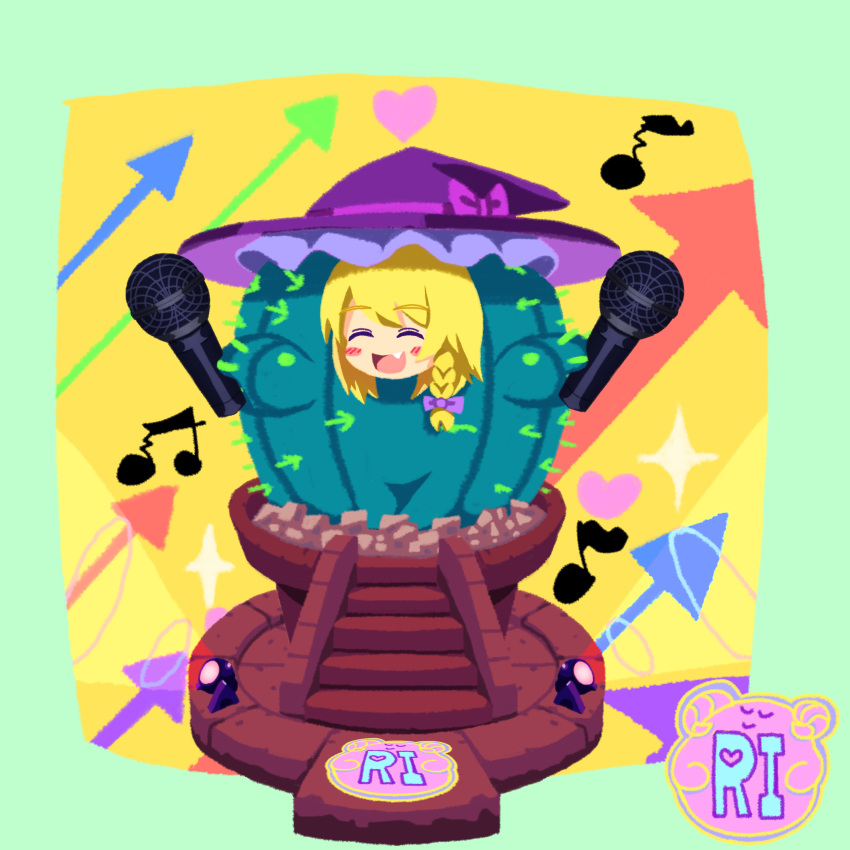1boy, absurdres, arrow_(symbol), bangs, black_headwear, blonde_hair, blush, bow