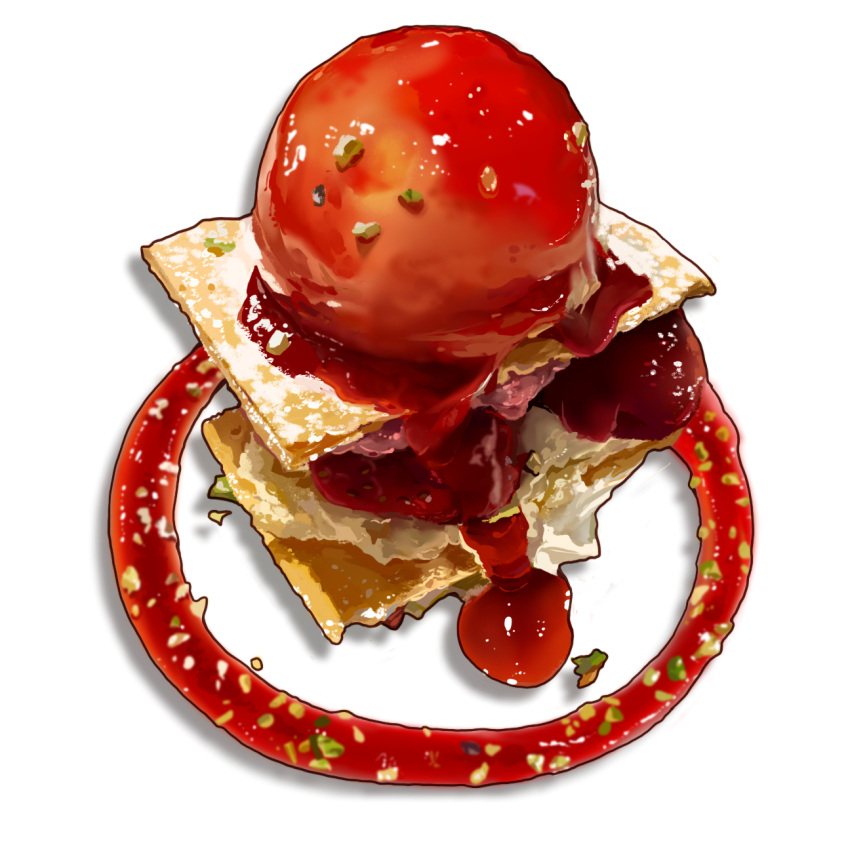 artist_name, dessert, food, food_focus, food_request, highres, mille-feuille, mitomaton