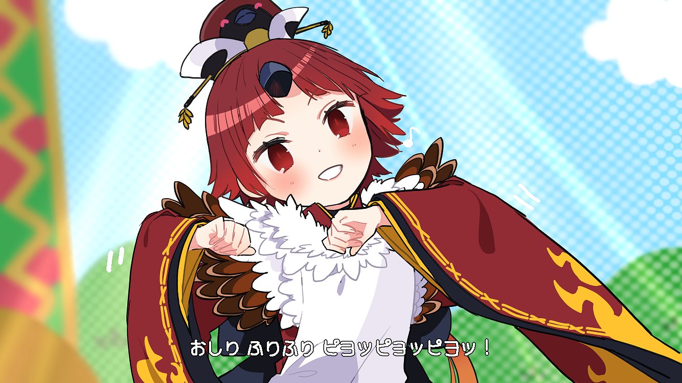 animal_on_head, benienma_(fate), bird, bird_on_head, dochizame-chan_(araburumochi), fate/grand_order, fate_(series), feathers