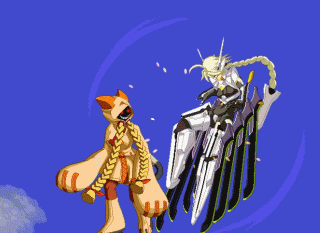 attack, blazblue, claw, combo, gif, lambda-11, pixel_art, sprites