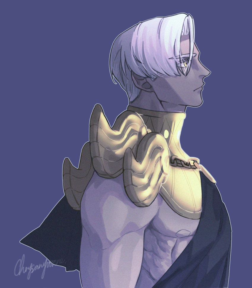 1boy, dark_skin, dark_skinned_male, greek_clothes, hades_(game), highres, juzhi_tangjiang, male_focus