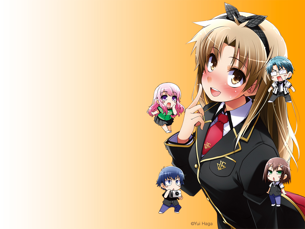 blush, blush_stickers, chibi, haga_yui, himeji_mizuki, kinoshita_hideyoshi, kubo_toshimitsu, trap