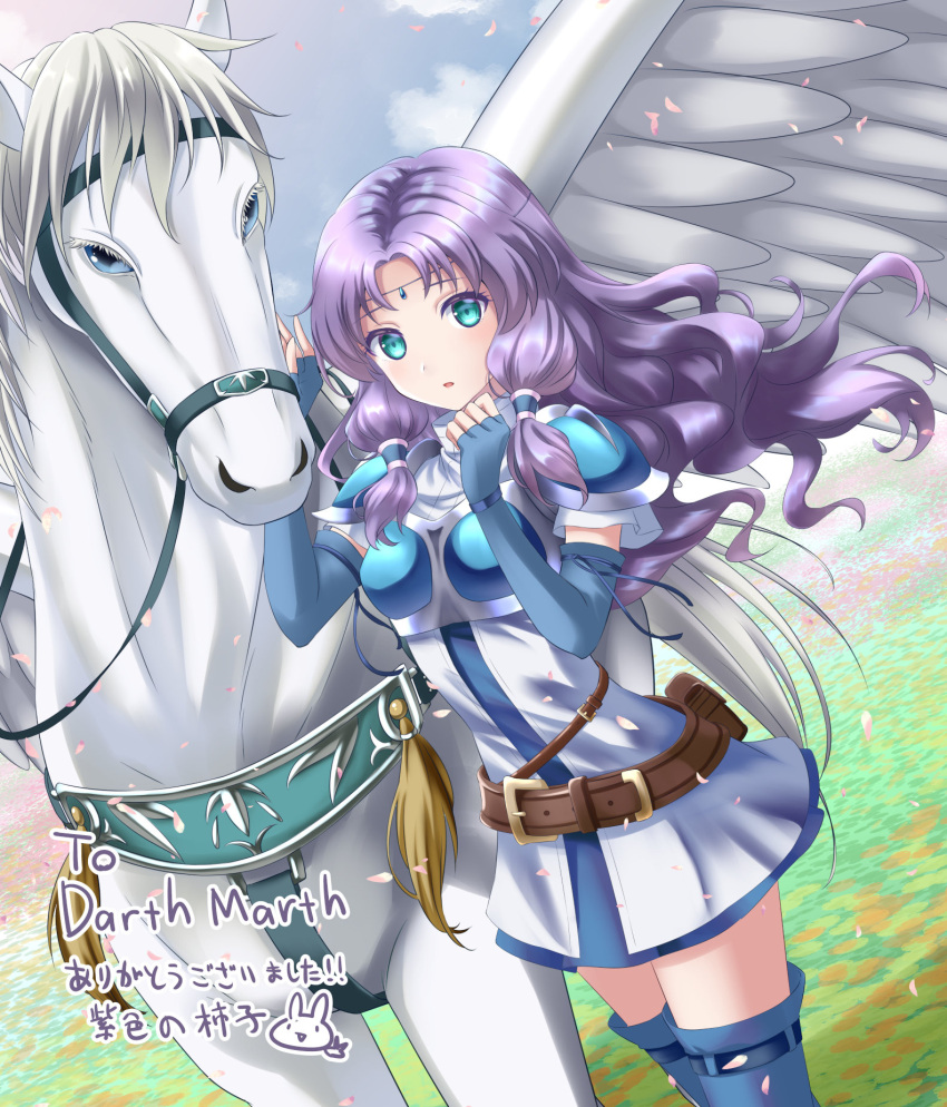 1girl, fire_emblem, fire_emblem:_blazing_sword, fire_emblem:_rekka_no_ken, fire_emblem:_the_blazing_blade, florina_(fire_emblem), kakiko228, pegasus