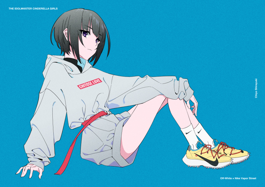 1girl, absurdres, acubi_tomaranai, artist_name, bangs, belt, black_hair, blunt_bangs