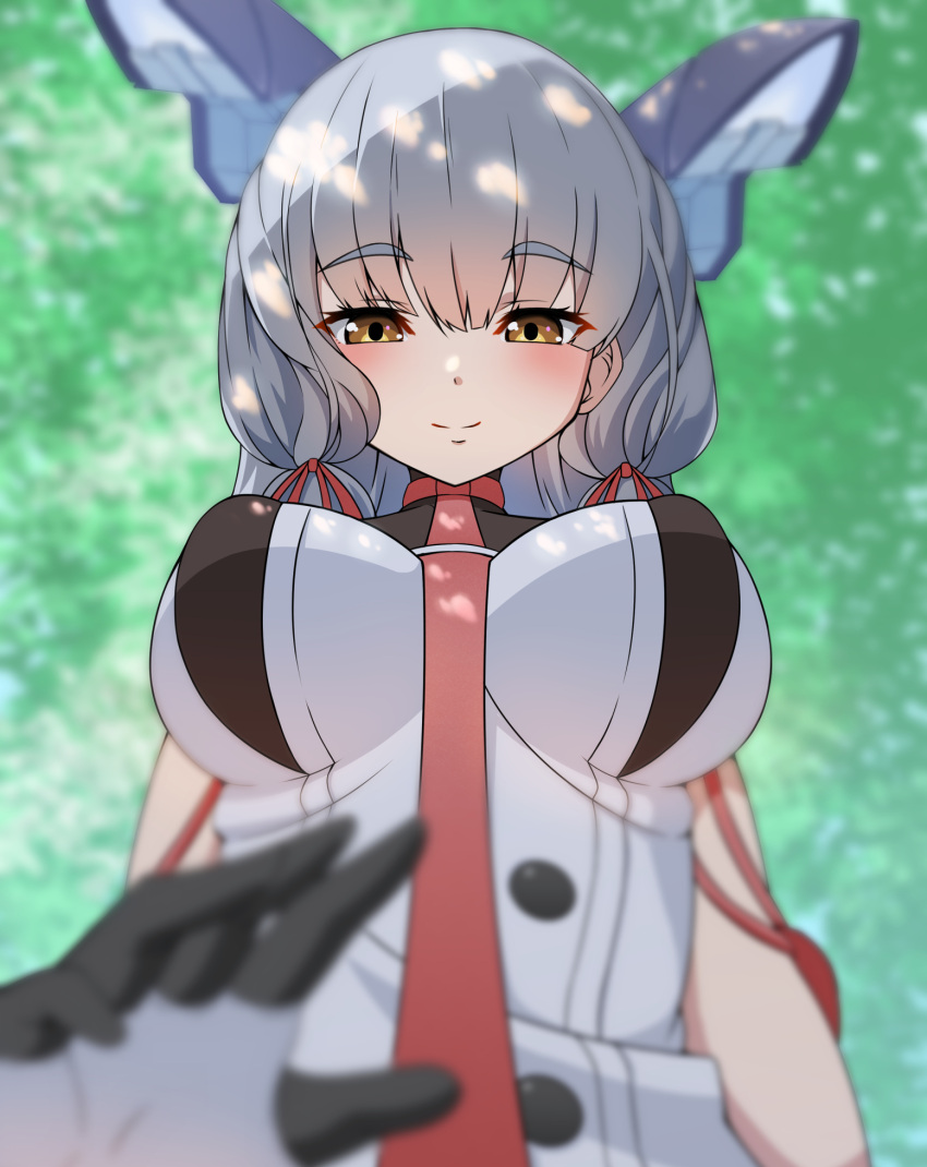 1girl, blush, breasts, covered_nipples, highres, jito_mesuki_nitouhei, kantai_collection, large_breasts