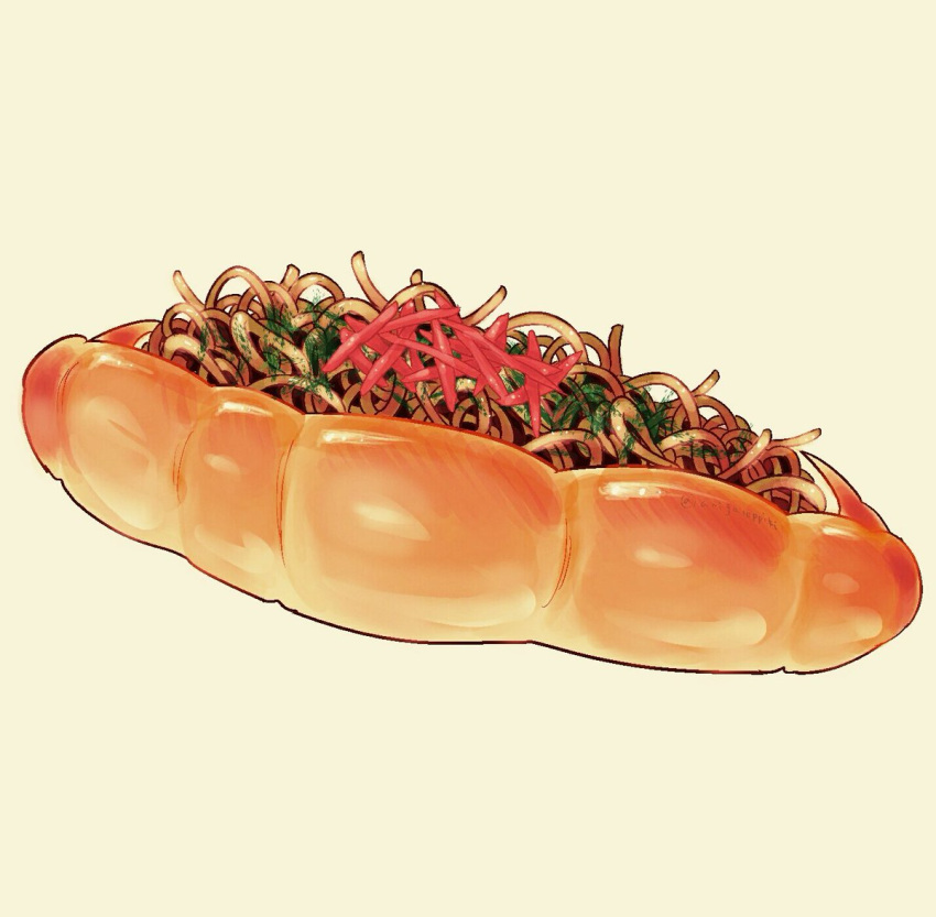 arinko_(a_ringo_hoppe), artist_name, bread, commentary_request, food, food_focus, jpeg_artifacts, no_humans