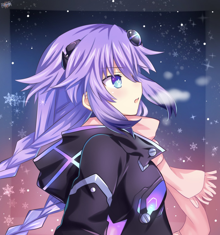 1girl, alternate_costume, bare_shoulders, blue_eyes, blush, braid, breasts, eyebrows_visible_through_hair