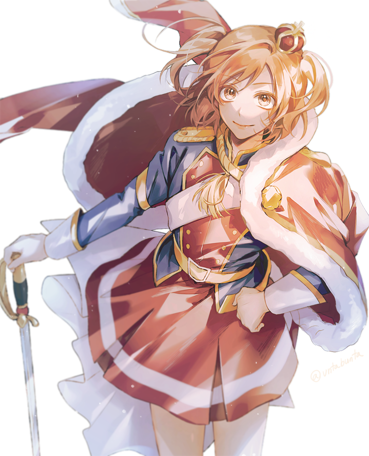 1girl, aiguillette, aijou_karen, bangs, blue_jacket, brown_eyes, brown_hair, buttons