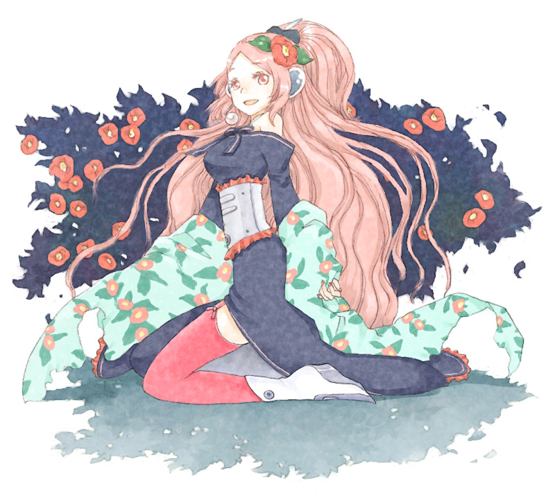 boots, hair_ornament, headphones, headset, long_hair, mac, macintosh, macloid