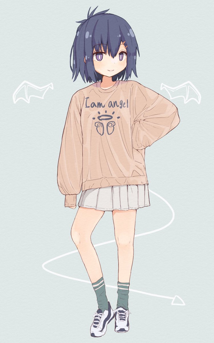 1girl, alternate_costume, bangs, blush, breasts, bright_pupils, brown_sweater, closed_mouth