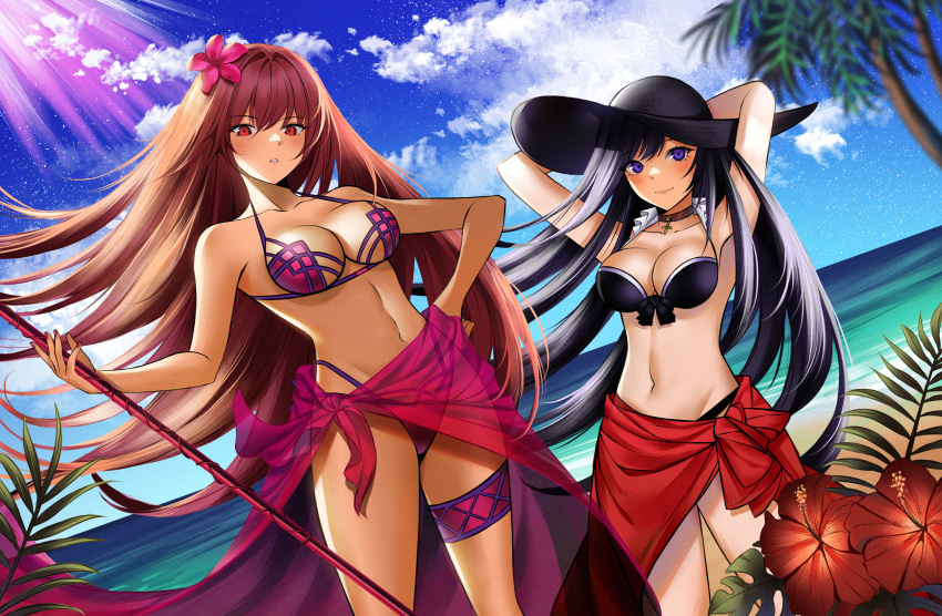 absurdres, beach, bikini, bra, fate/grand_order, fate_(series), fhilippedu, highres