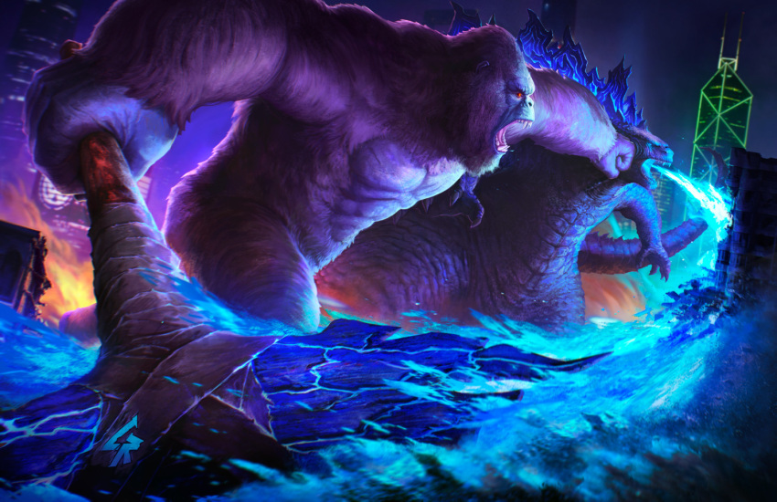 axe, battle, beam, building, chipyray, city, claws, fangs
