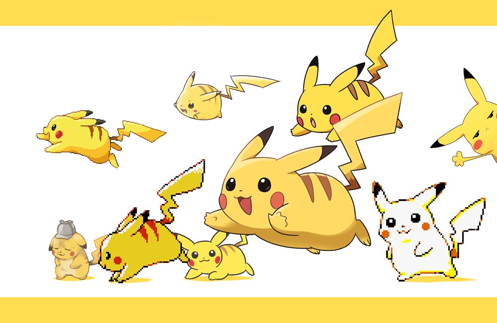 :<, :3, :d, black_eyes, closed_mouth, commentary_request, detective_pikachu, detective_pikachu_(character)
