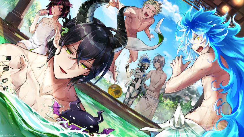 absurdres, bangs, black_gloves, black_hair, closed_mouth, garrison_cap, gloves, green_eyes