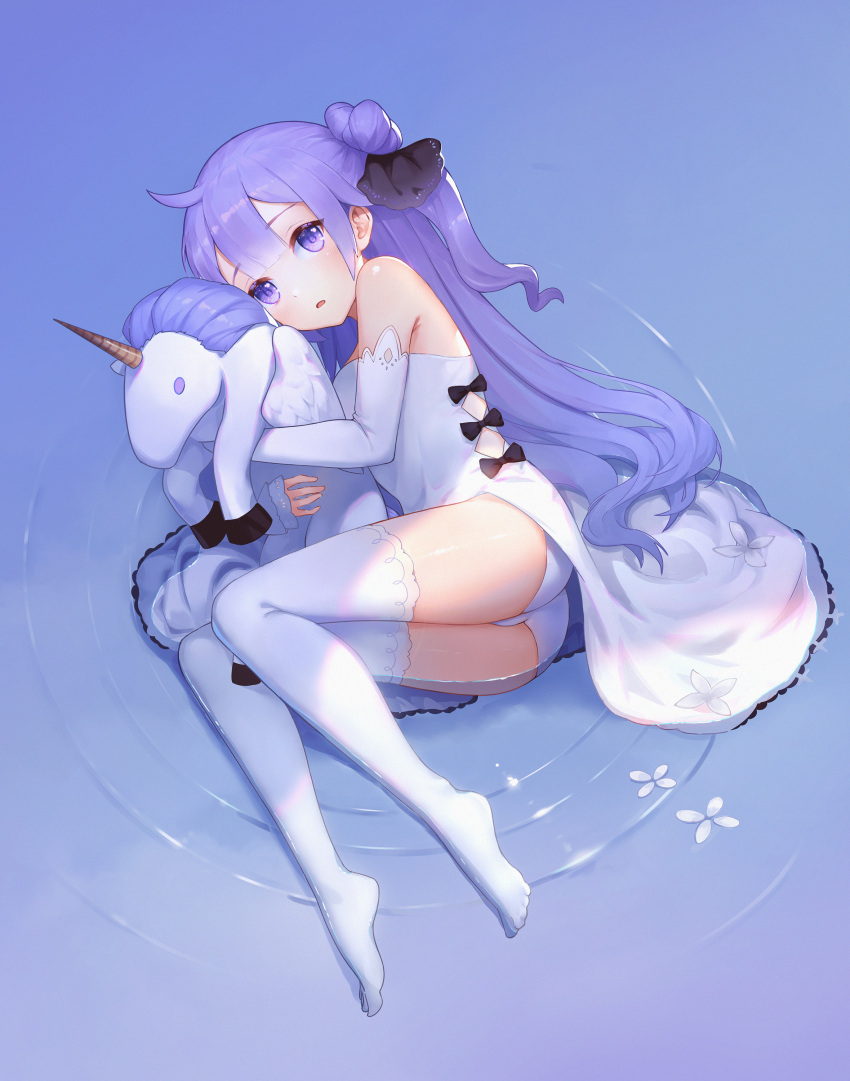 1girl, absurdres, ahoge, ass, azur_lane, bangs, bare_shoulders, commentary_request