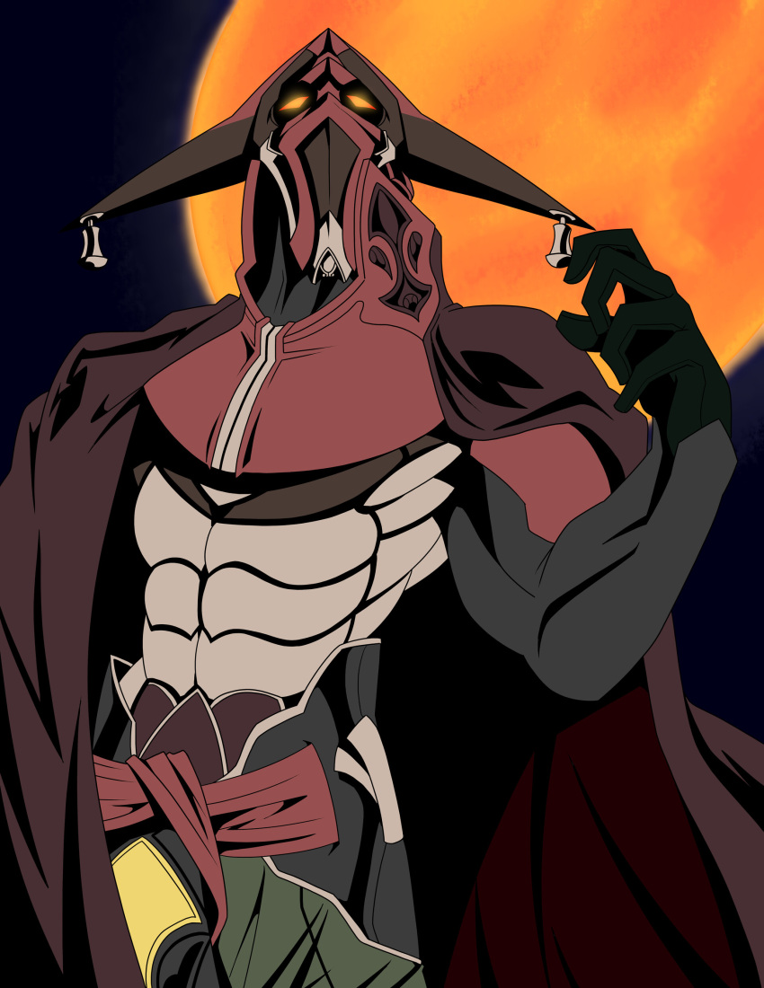 absurdres, accessories, andoryuanzuru, armor, belt, brown_cape, cape, grahf