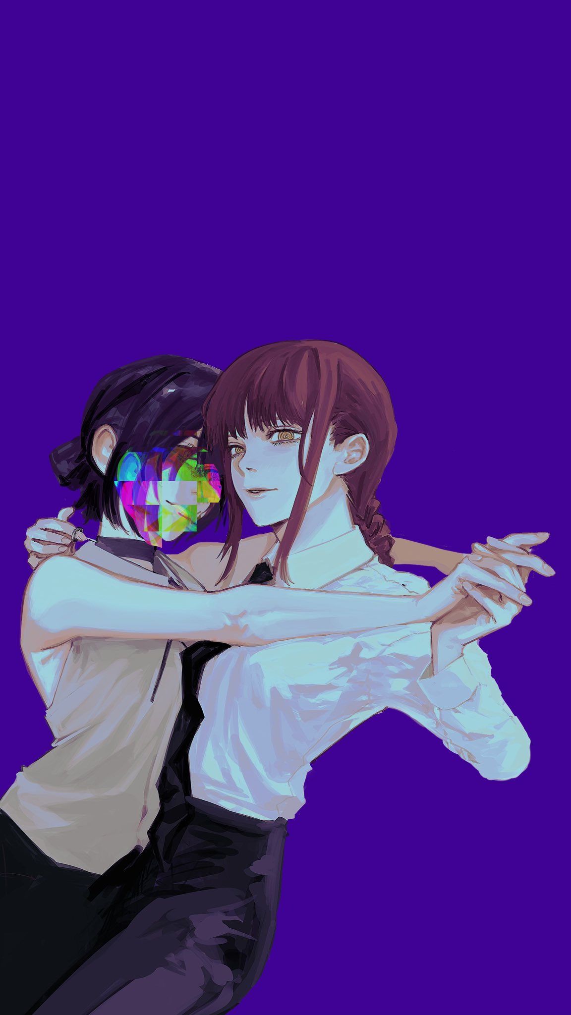 2girls, highres, makima_(chainsaw_man), makimasansuki, reze_(chainsaw_man), rezel_craft, tagme