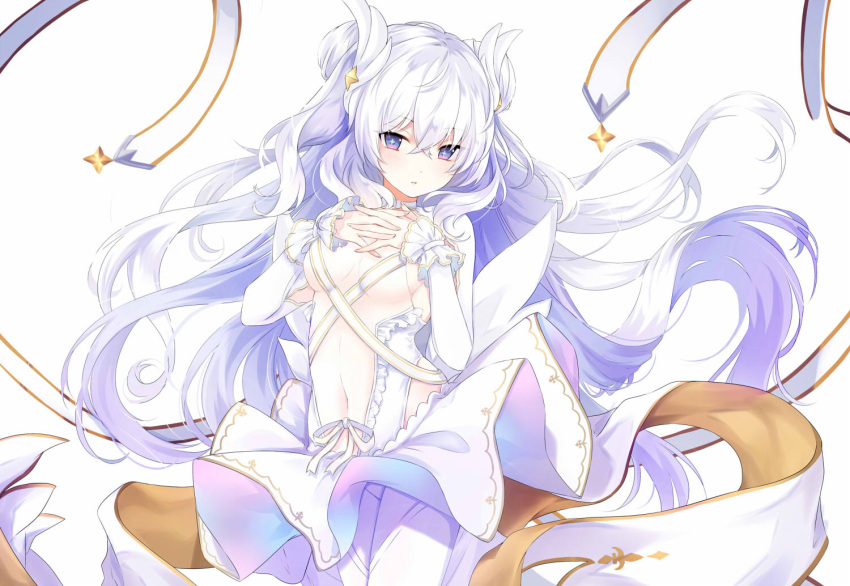 +_+, 1girl, azur_lane, bangs, blue_eyes, bodysuit, breasts, clothing_cutout