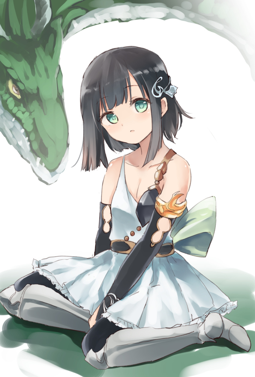 1girl, :o, aiela_(shadowverse), armor, armored_boots, belt, between_legs, black_gloves