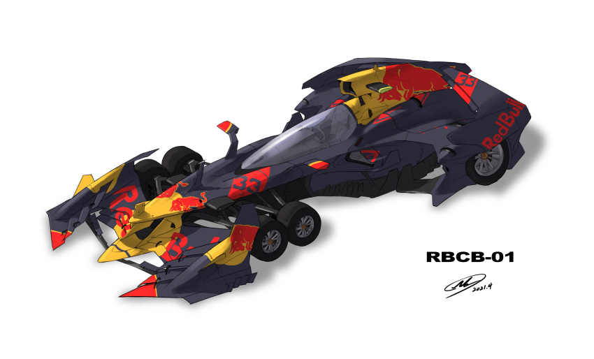 absurdres, andrew_leung, car, dated, from_above, future_gpx_cyber_formula, ground_vehicle, highres