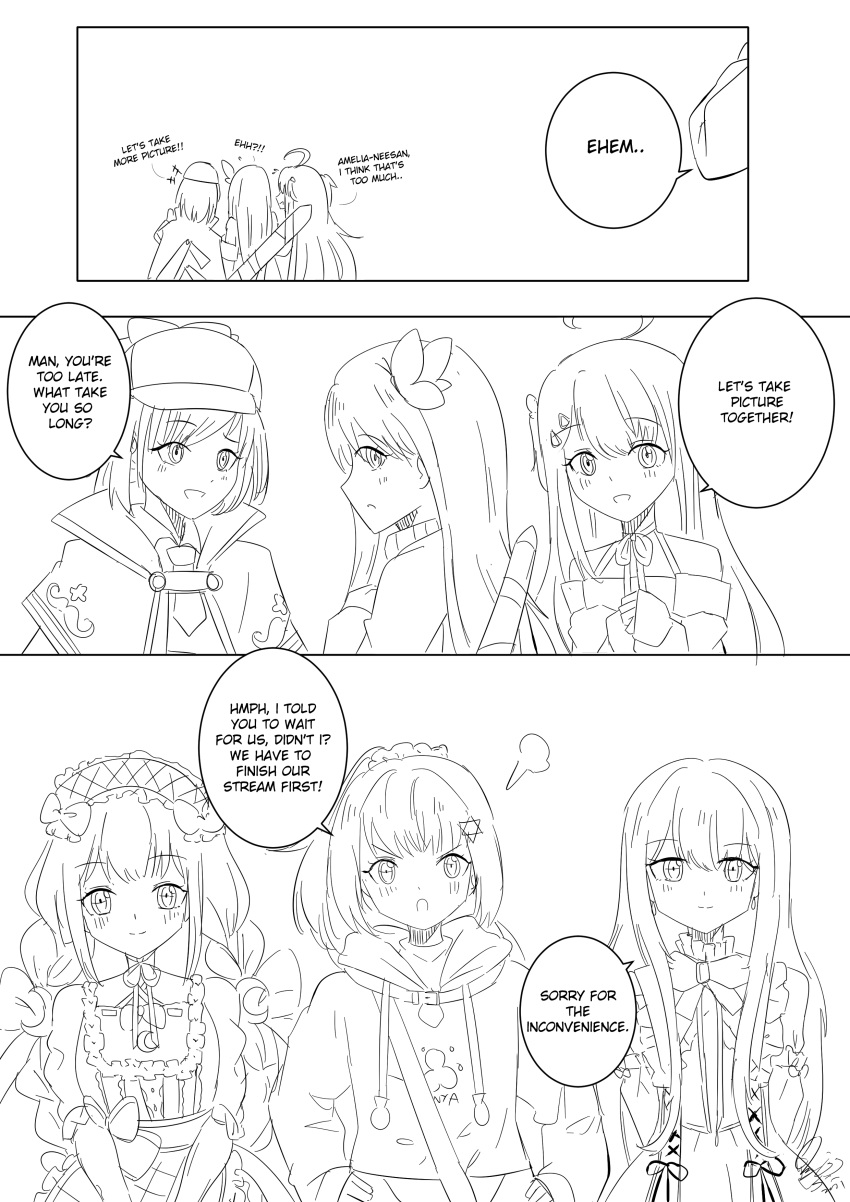 5girls, :d, ^_^, absurdres, ahoge, amatsuka_uto, angel_wings, aosai_nabi