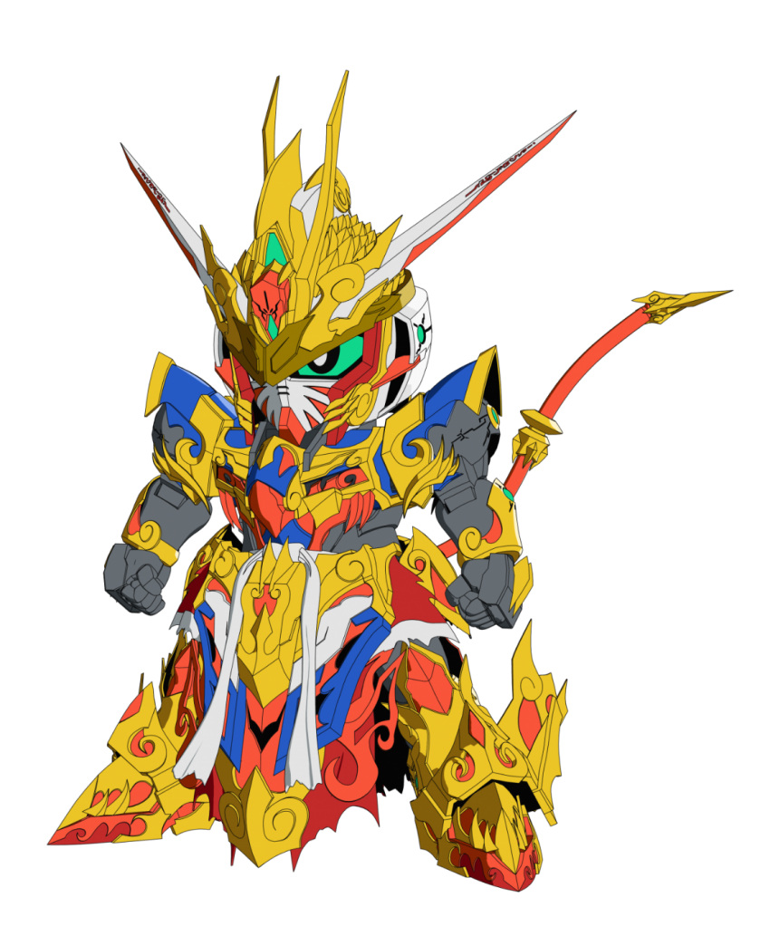 gundam, official_art, sd_gundam_world_heroes, sunrise_(company), sunrise_(studio), wukong_impulse_gundam