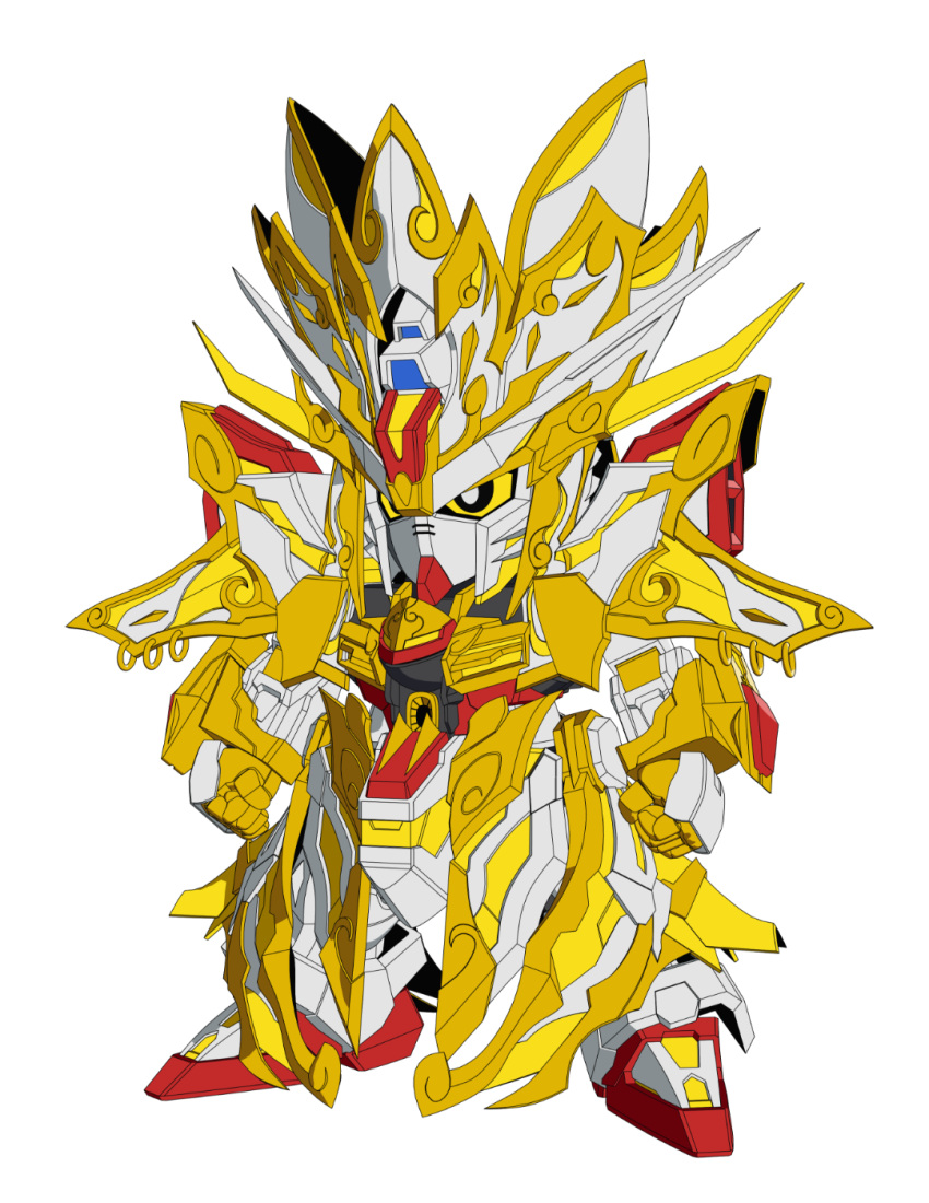 gundam, official_art, sanzang_strike_freedom_gundam, sd_gundam_world_heroes, sunrise_(company), sunrise_(studio)