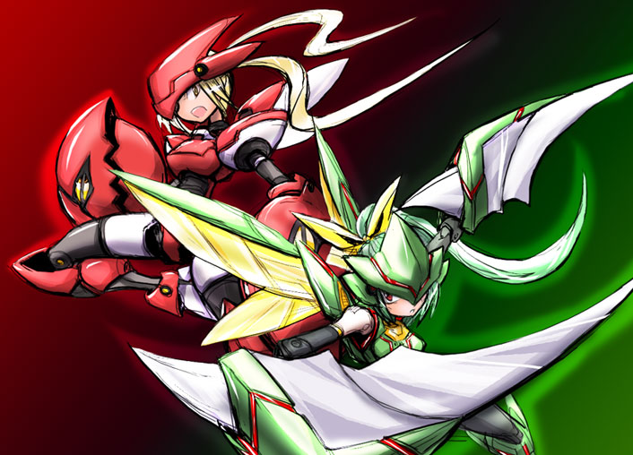 armor, busou_shinki, claw, pokemon, rockman, scizor, scyther, wings