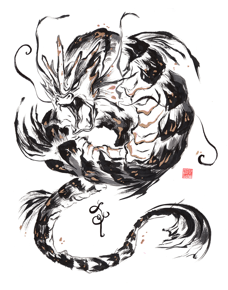 dragon, fangs, fins, fiona_hsieh, gen_1_pokemon, gyarados, pokemon, whiskers