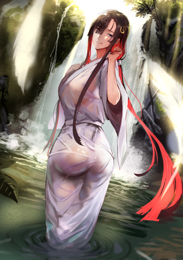 1girl, ass, bangs, black_hair, blush, breasts, fate/grand_order, fate_(series)