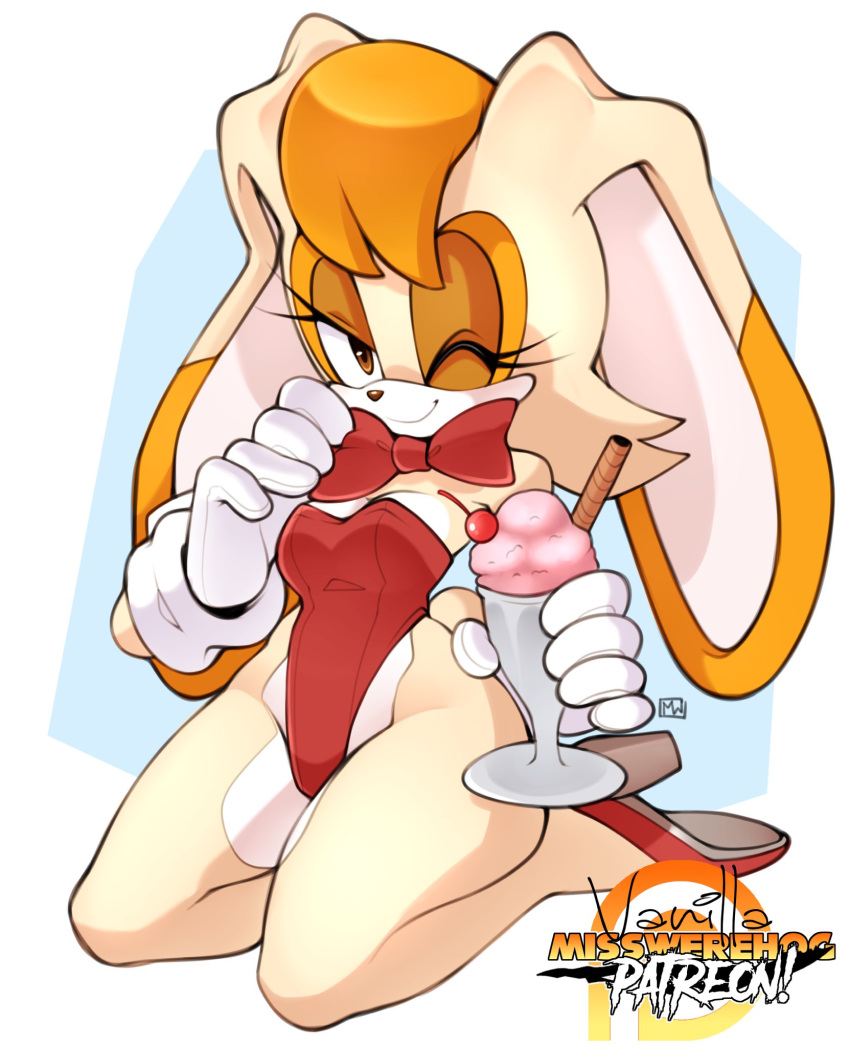 adjusting_neckwear, animal_ears, animal_nose, artist_name, bow, bowtie, brown_eyes, bunny_tail