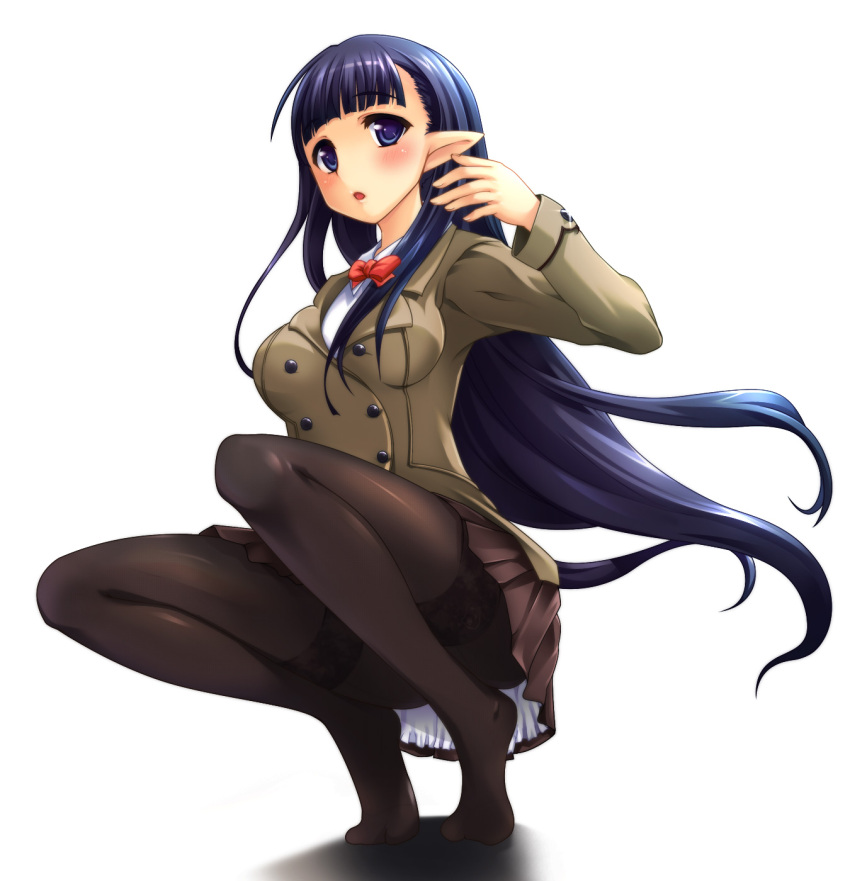 blue_eyes, blue_hair, de_so, feet, highres, legs, long_hair, original