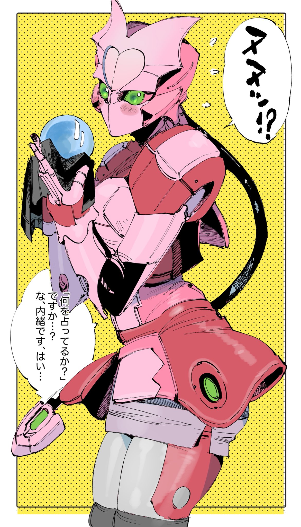 1girl, blush, breasts, cable, green_eyes, highres, holding_orb, ichitaka_(1015ichitaka)