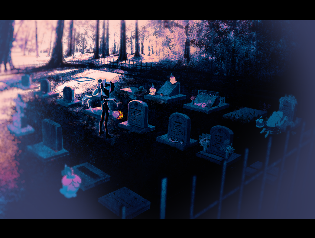 2boys, black_hair, blurry, commentary_request, fence, fire, flower, gen_5_pokemon