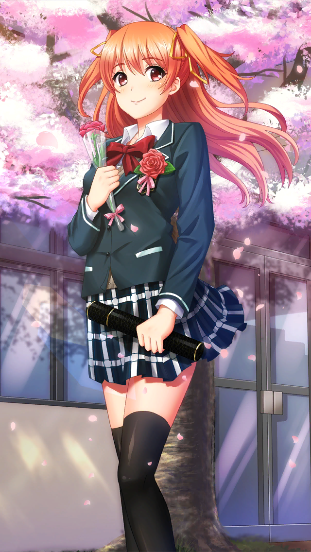1girl, bangs, black_jacket, black_legwear, black_skirt, bow, bowtie, brown_eyes