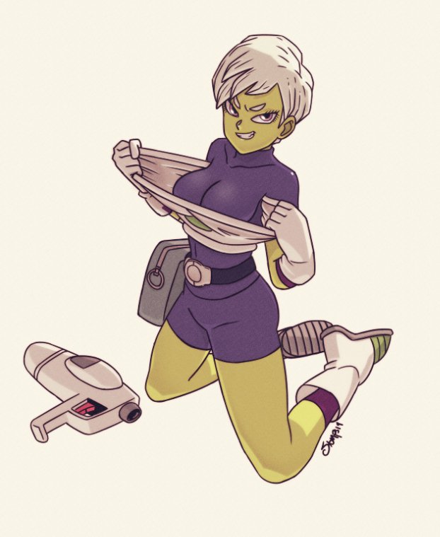 >:), 1girl, bag, belt, boots, breasts, cheelai, collarbone