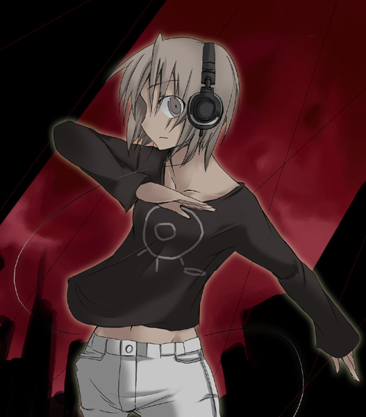 girl, headphones, listless_time, original, solo