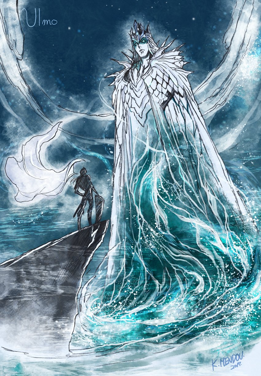 2boys, armor, blue_theme, cape, cliff, closed_mouth, crown, dated