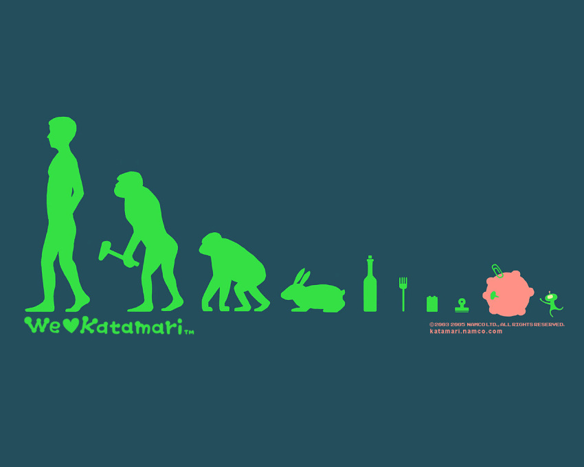 evolution, katamari, katamari_damacy, silhouette, we_heart_katamari