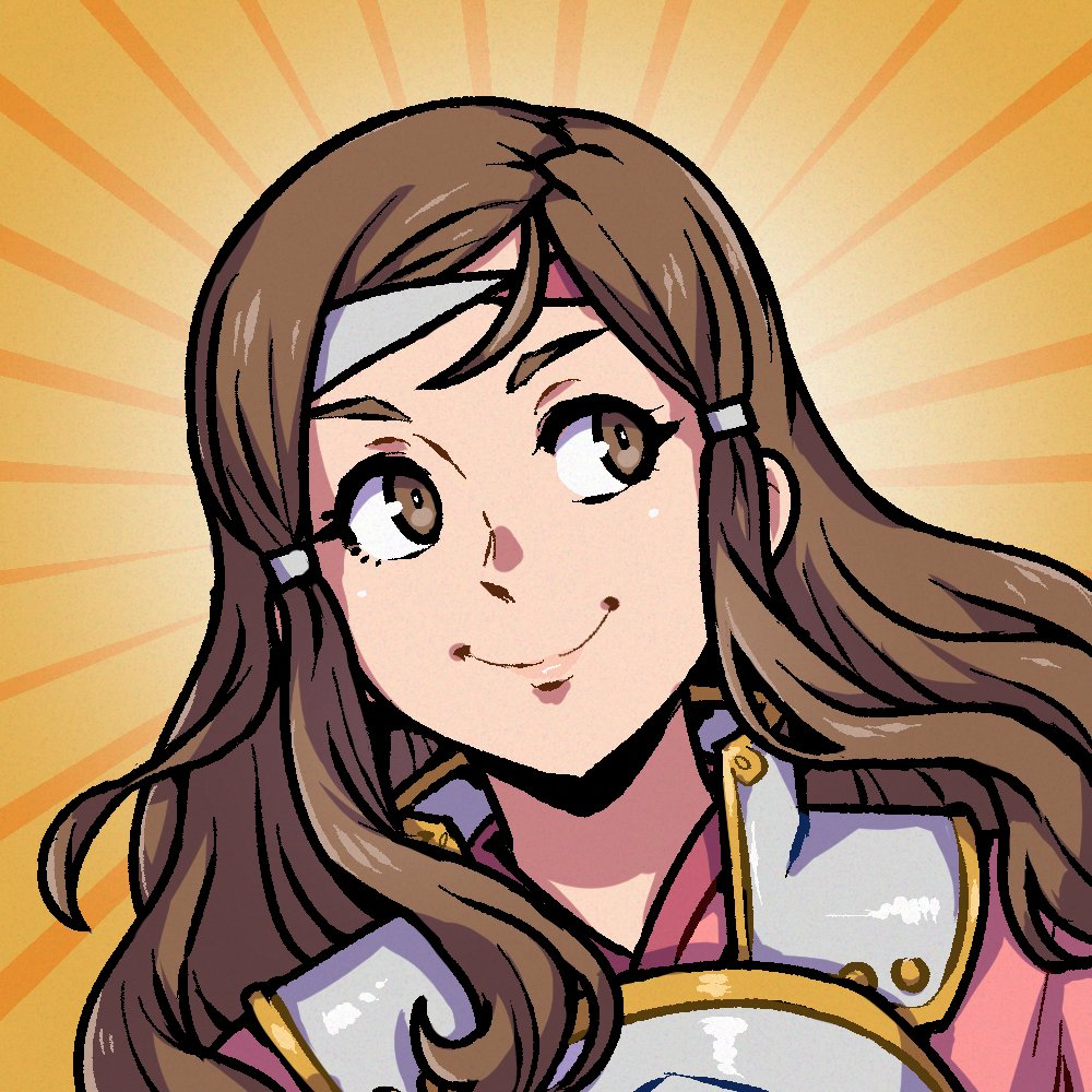 1girl, akairiot, armor, brown_eyes, brown_hair, commission, emphasis_lines, fire_emblem