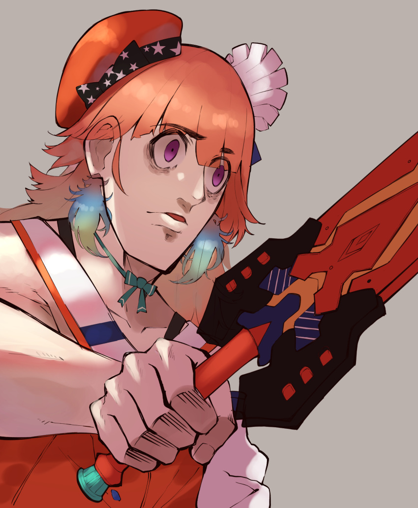 1girl, bare_shoulders, chef_hat, collarbone, earrings, ears_visible_through_hair, eyebrows, eyebrows_visible_through_hair