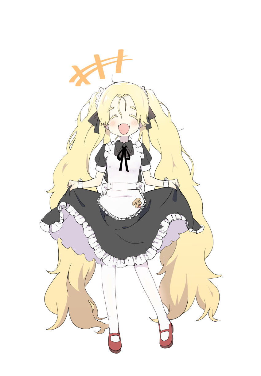 1girl, absurdly_long_hair, absurdres, black_dress, blonde_eyelashes, blonde_hair, bok_sil, closed_eyes