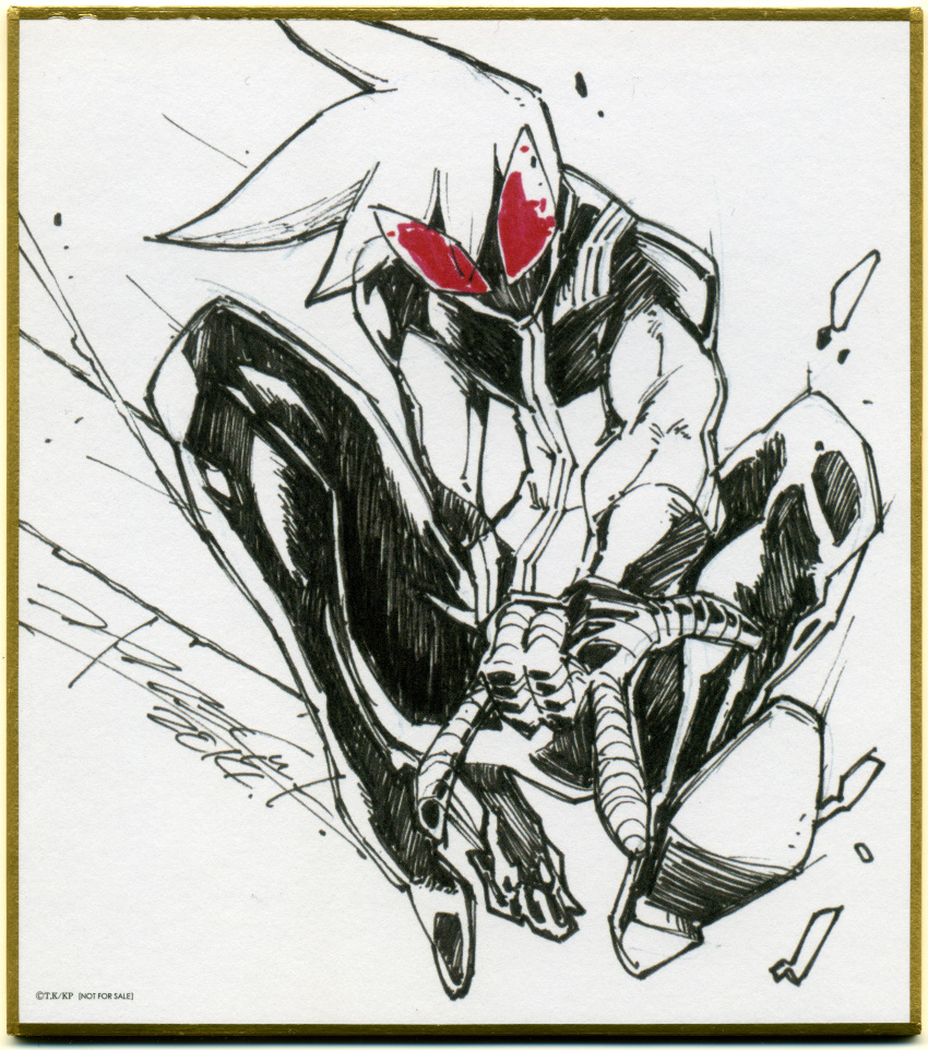 1boy, absurdres, akizuki_ryou_(artist), character_request, greyscale, highres, huge_filesize, inumuta_houka