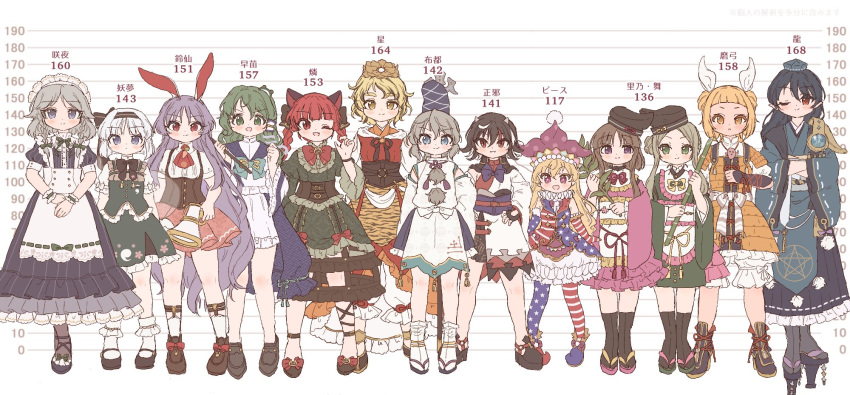 6+girls, ;), ;d, adapted_costume, american_flag_dress, american_flag_gloves, american_flag_legwear, animal_ears