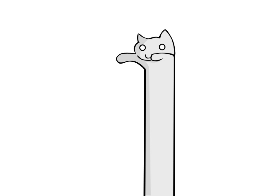 4chan, cat, futaba, internet, longcat, meme, white