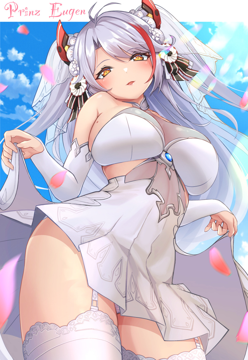 1girl, absurdres, azur_lane, bangs, bare_shoulders, blush, breasts, bridal_gauntlets