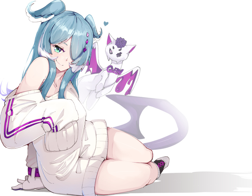 1girl, animal_ears, black_sclera, colored_sclera, dragon, dragon_ears, dragon_girl, dragon_wings