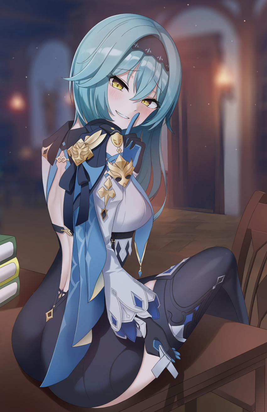 1girl, :d, absurdres, ass, backless_outfit, bangs, blush, book