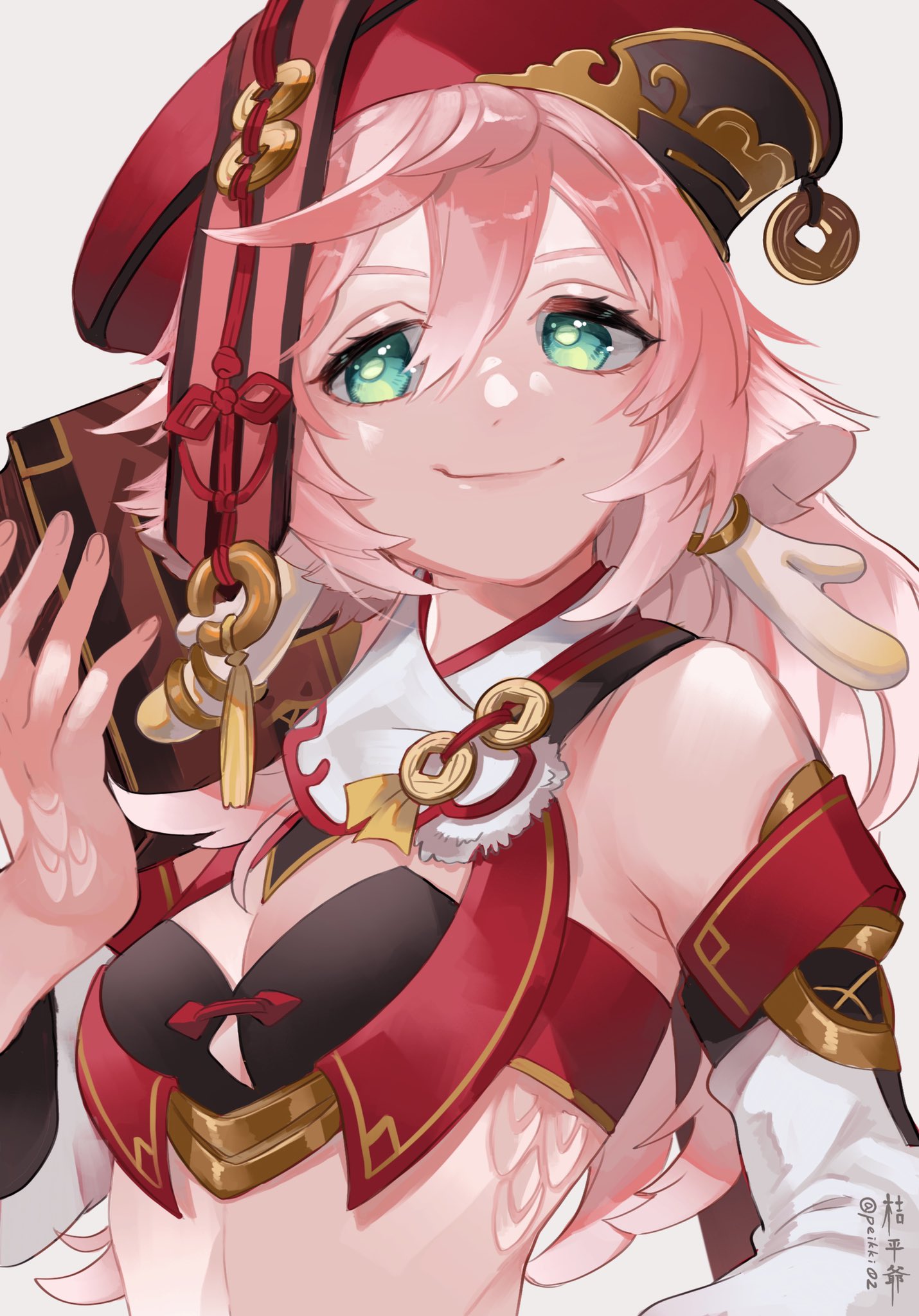 1girl, antlers, bare_shoulders, black_bra, bra, breasts, cleavage_cutout, clothing_cutout