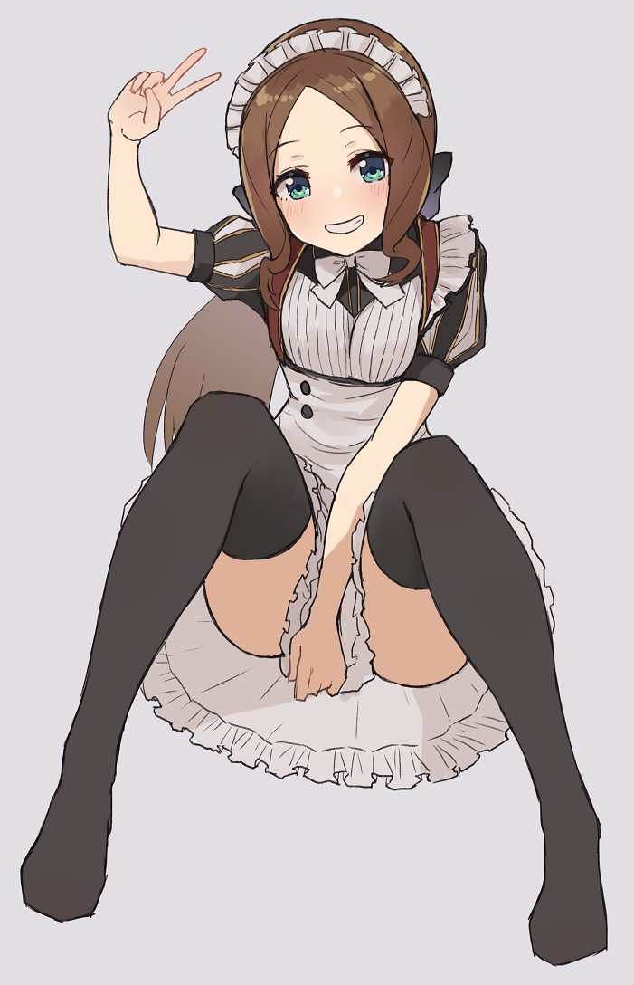 1girl, bangs, black_bow, black_dress, black_legwear, blue_eyes, blush, bow